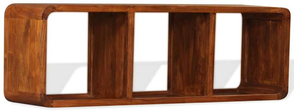 TV staliukas TV Spintelė, 120x30x40cm, medienos masyvas su medaus apdaila