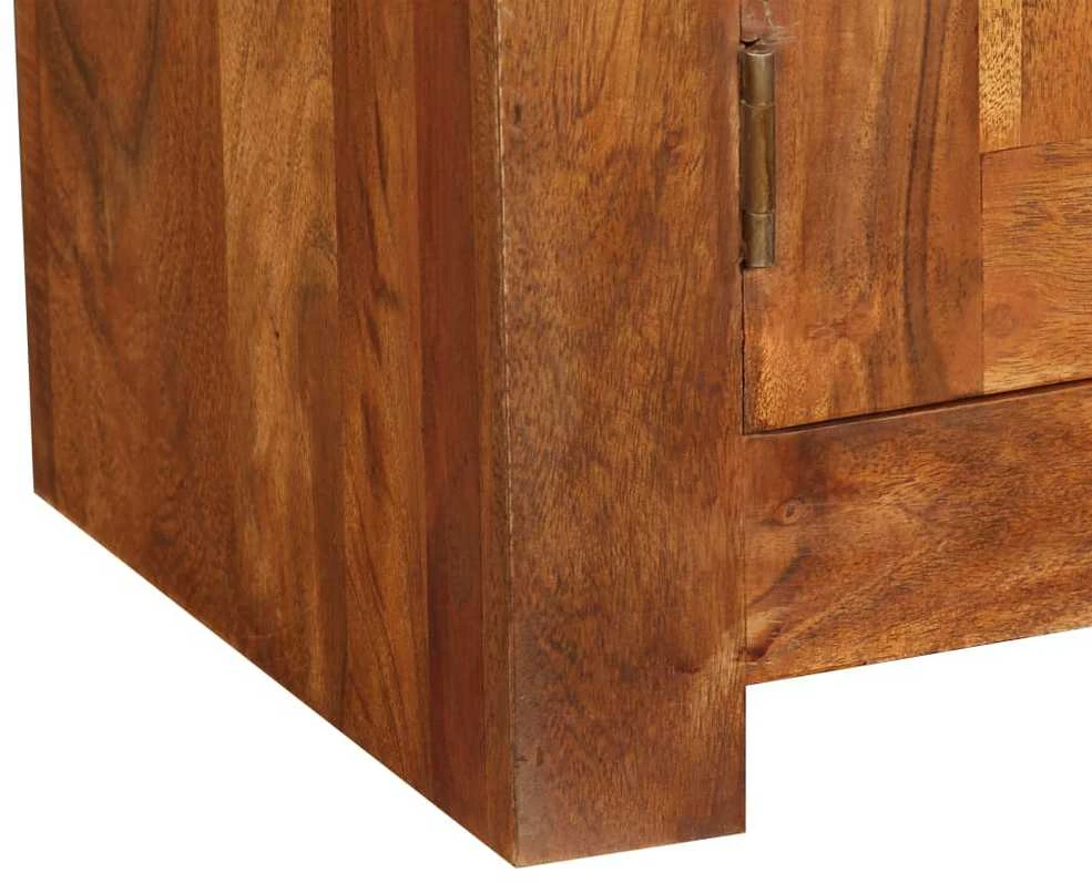 TV staliukas TV Spintelė, 120x30x40cm, medienos masyvas su medaus apdaila