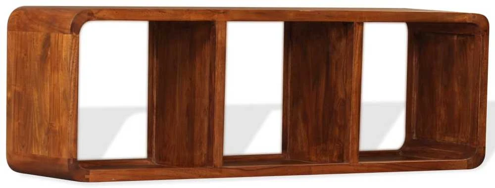 TV staliukas TV Spintelė, 120x30x40cm, medienos masyvas su medaus apdaila
