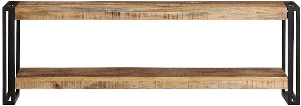 TV staliukas TV spintelė, 120x30x40cm, neapdorotos mango medienos masyvas