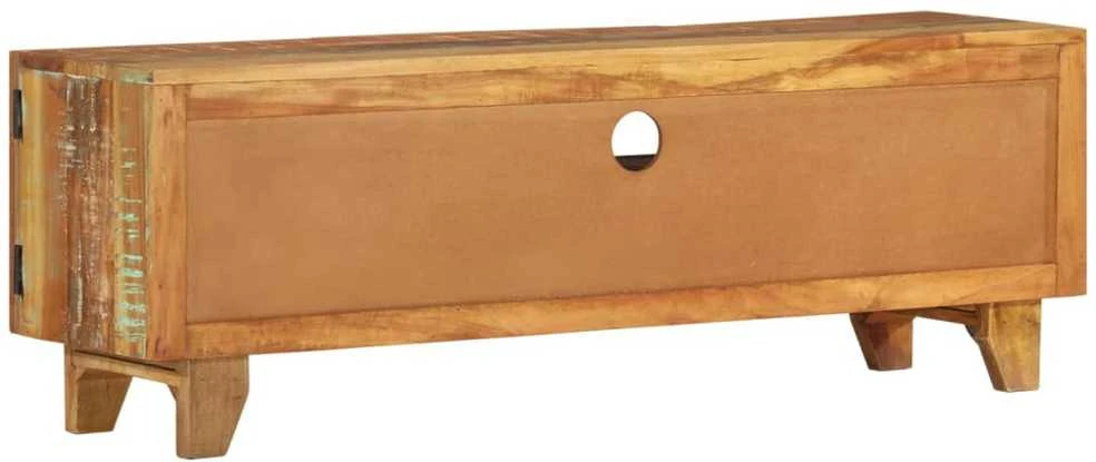 TV staliukas TV spintelė, 120x30x40cm, perdirbt. med. mas., raižyta rankomis