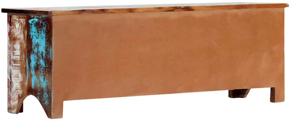 TV staliukas TV spintelė, 120x30x40cm, perdirbtos medienos masyvas