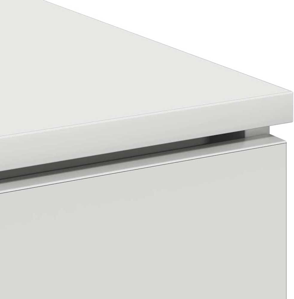 TV staliukas Televizoriaus spintelė 100 x 38 x 49 cm Balta Apdirbta mediena