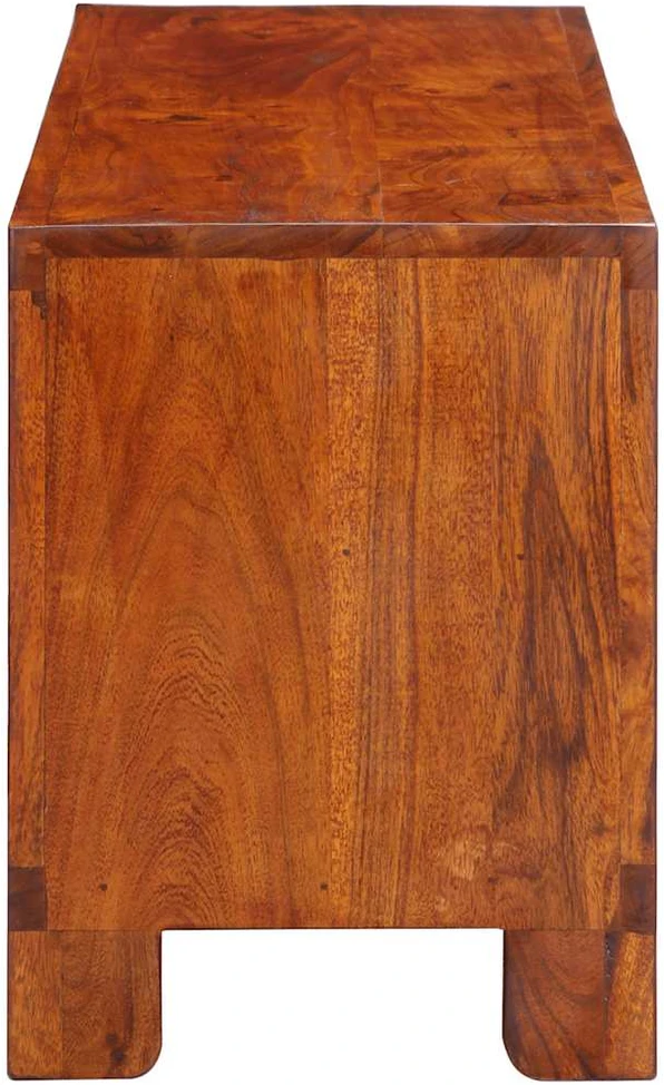 TV Spintelė Daugiaspalvė 110x30x40 Akacijos masyvo