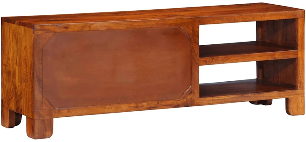 TV Spintelė Daugiaspalvė 110x30x40 Akacijos masyvo