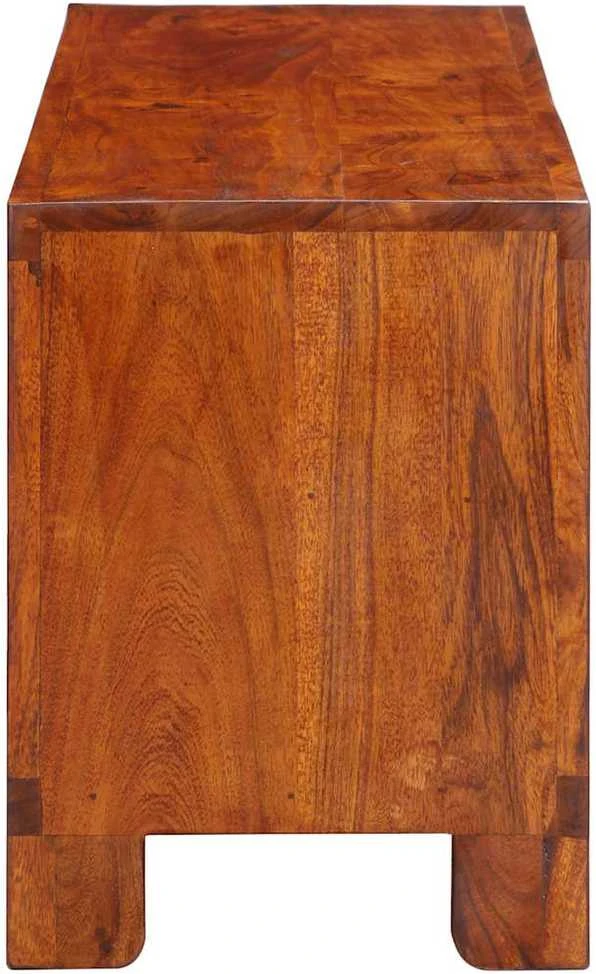 TV Spintelė Daugiaspalvė 110x30x40 Akacijos masyvo