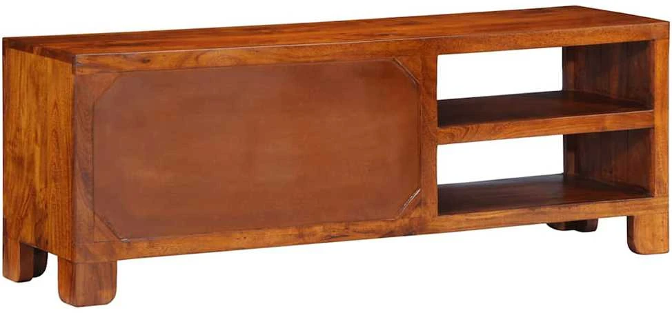 TV Spintelė Daugiaspalvė 110x30x40 Akacijos masyvo