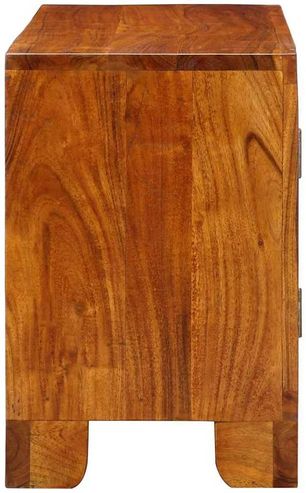 TV Spintelė Daugiaspalvė 90x30x45 Akacijos masyvo