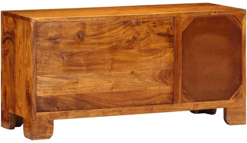 TV Spintelė Daugiaspalvė 90x30x45 Akacijos masyvo