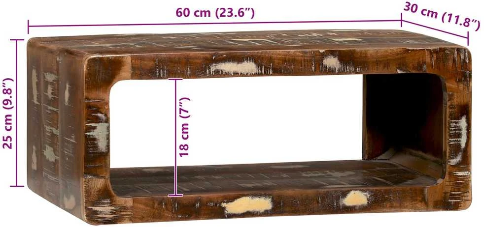 Televizoriaus spintelė Įvairiaspalvis 60 x 30 x 25 cm