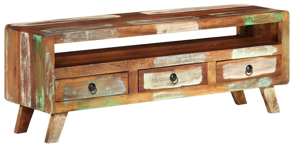 TV spintelė, įvairių spalvų, 110x30x40cm, perdirbta mediena