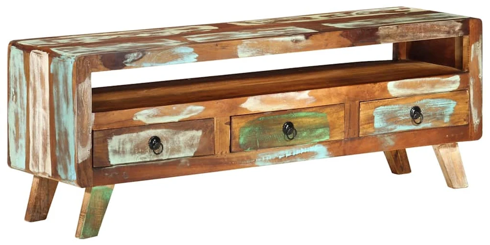 TV spintelė, įvairių spalvų, 110x30x40cm, perdirbta mediena