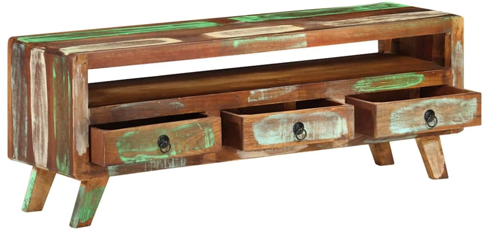TV spintelė, įvairių spalvų, 110x30x40cm, perdirbta mediena