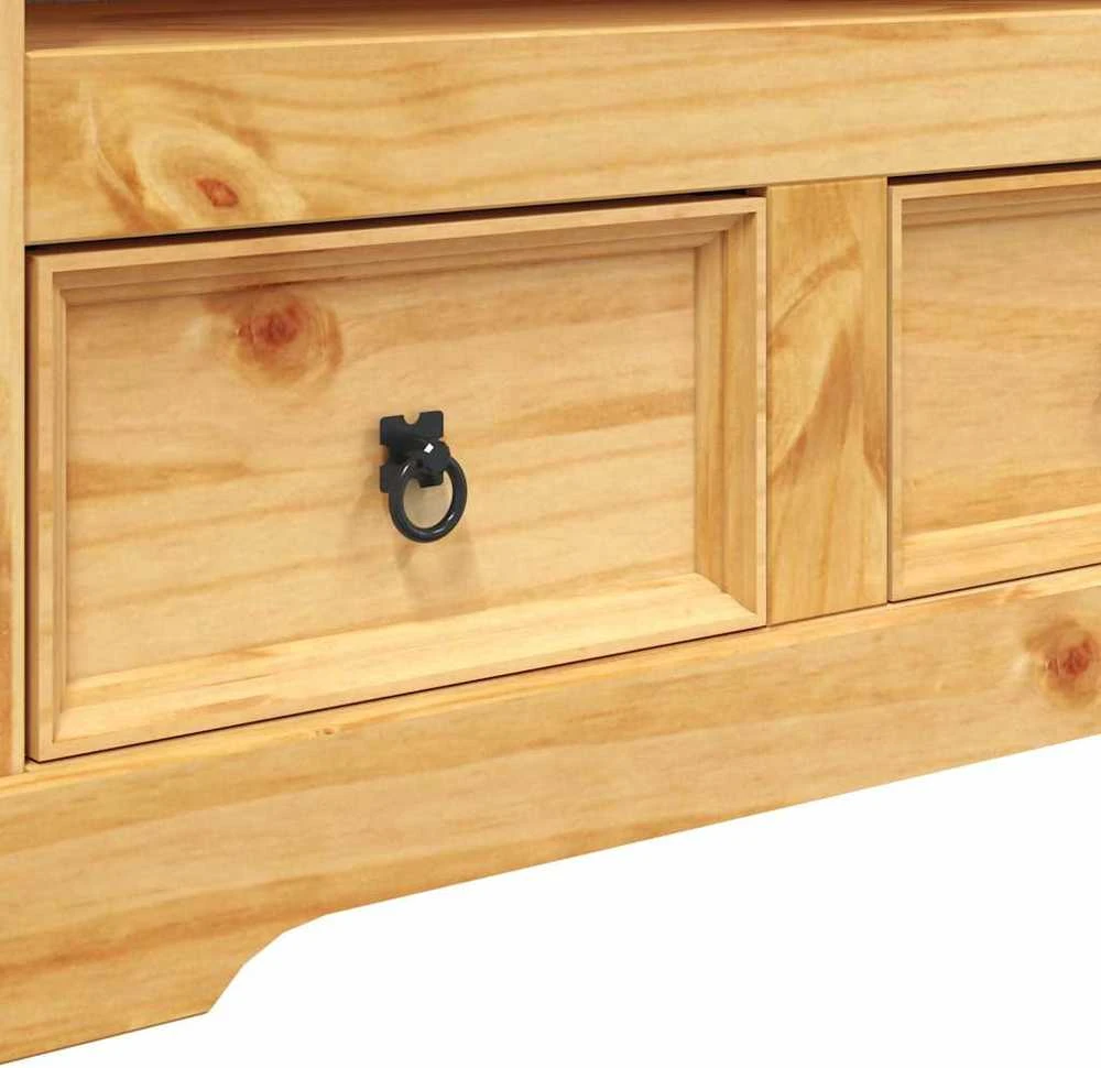 TV staliukas TV spintelė, meksikinė pušis, Corona stilius, 91x43x56 cm