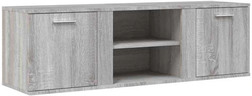 TV staliukas TV spintelė, pilka ąžuolo, 120x34x37cm, apdirbta mediena