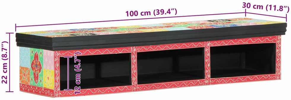 Televizoriaus spintelė Įvairiaspalvis 100 x 30 x 22 cm