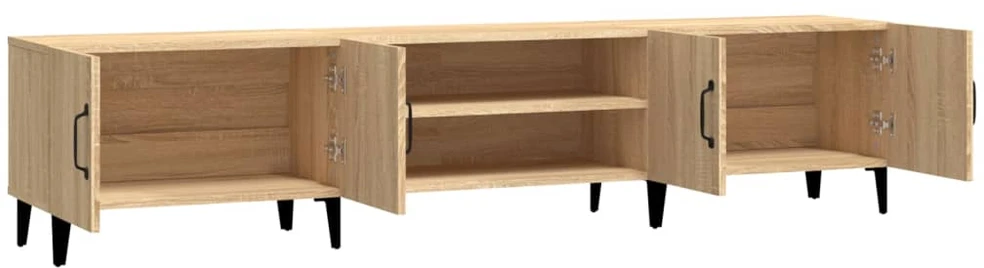 TV staliukas Televizoriaus spintelė, ąžuolo, 180x31,5x40cm, apdirbta mediena