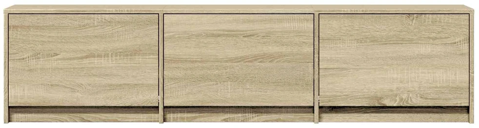 TV staliukas TV spintelė su LED 165 x 34 x 40 cm Sonoma ąžuolas