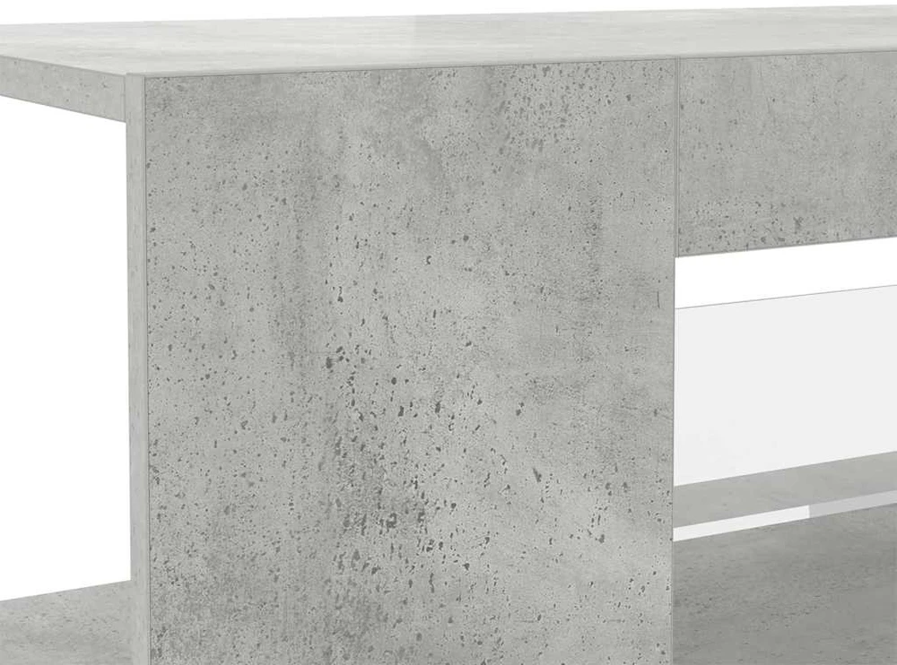 TV staliukas Tv spintelė su LED apšvietimu, betono pilka, 90x39x30cm