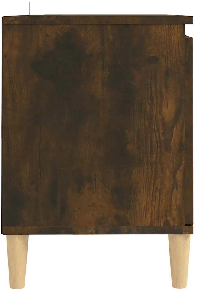 TV staliukas TV spintelė su medinėmis kojelėmis, ąžuolo, 103,5x35x50cm