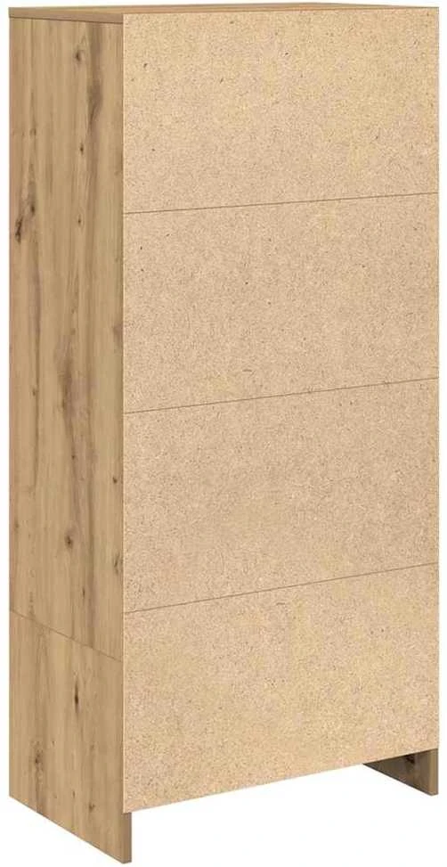 TV spintelė su stalčiumi, 55,5x34x119,5 cm, mediena