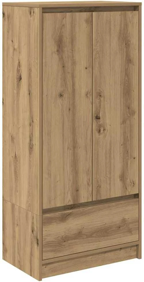 TV spintelė su stalčiumi, 55,5x34x119,5 cm, mediena