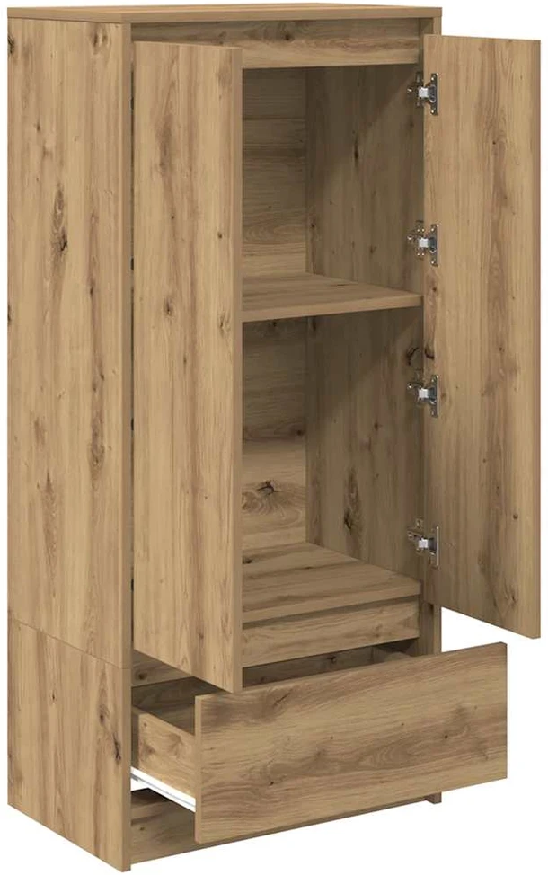 TV spintelė su stalčiumi, 55,5x34x119,5 cm, mediena