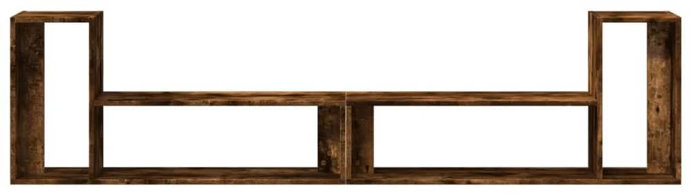 TV staliukas TV spintelės, 2vnt., dūminio ąžuolo, 100x30x50cm, MDP