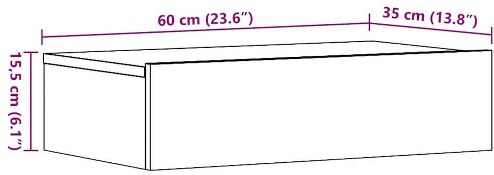 TV staliukas TV spintelės su LED lemputėmis, 2vnt., artisano, 60x35x15,5cm