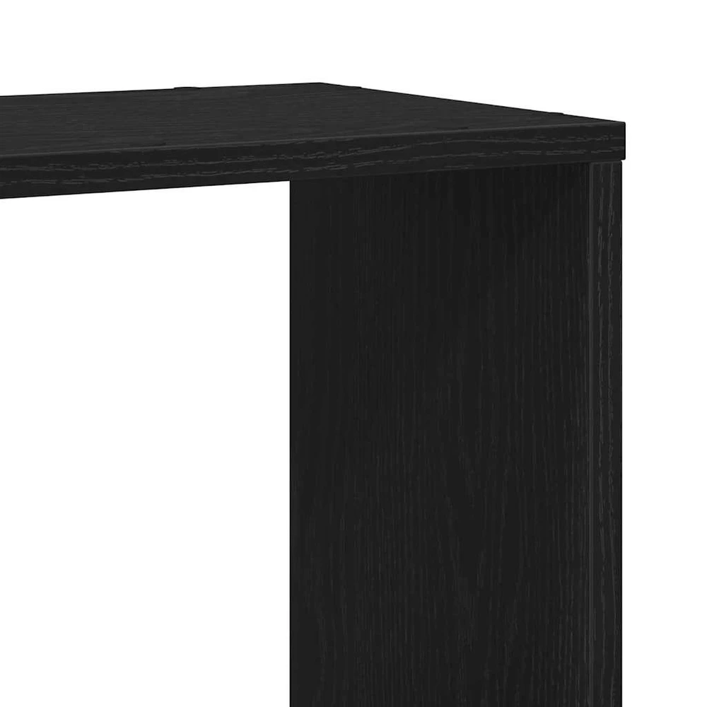 TV spintelių komplektas 100 x 24 x 124,5 cm Juodas ąžuolas