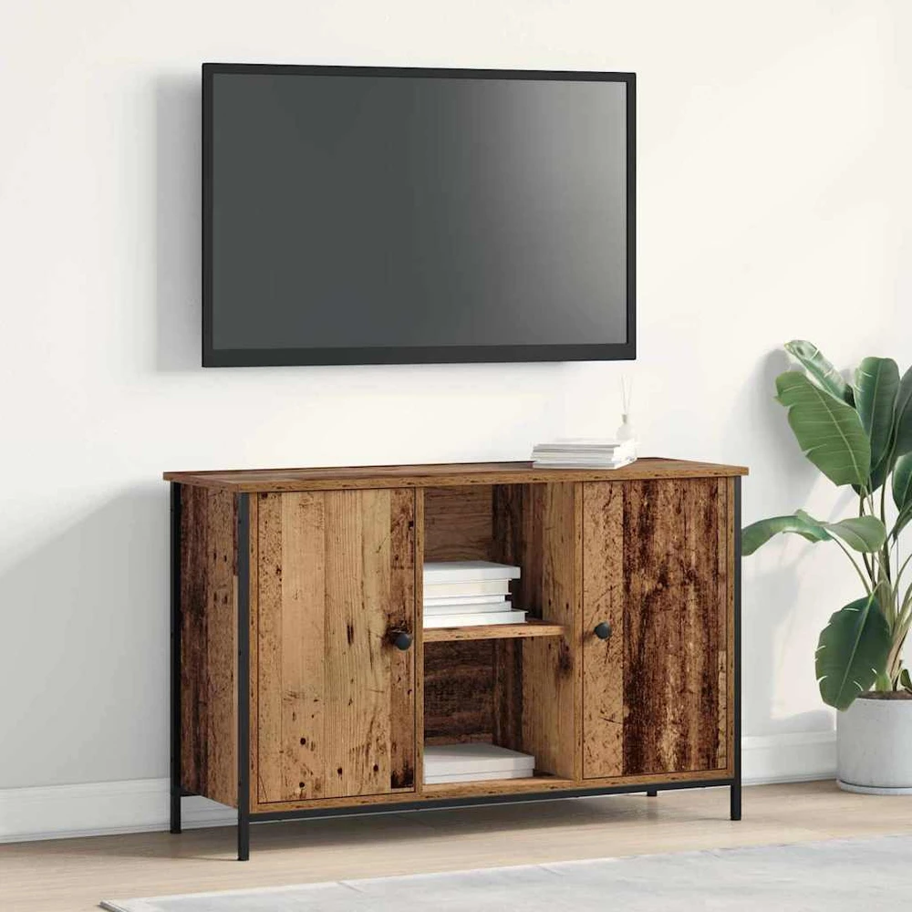 TV staliukas TV spintelių komplektas 101 x 35 x 65 cm Senovinis medis