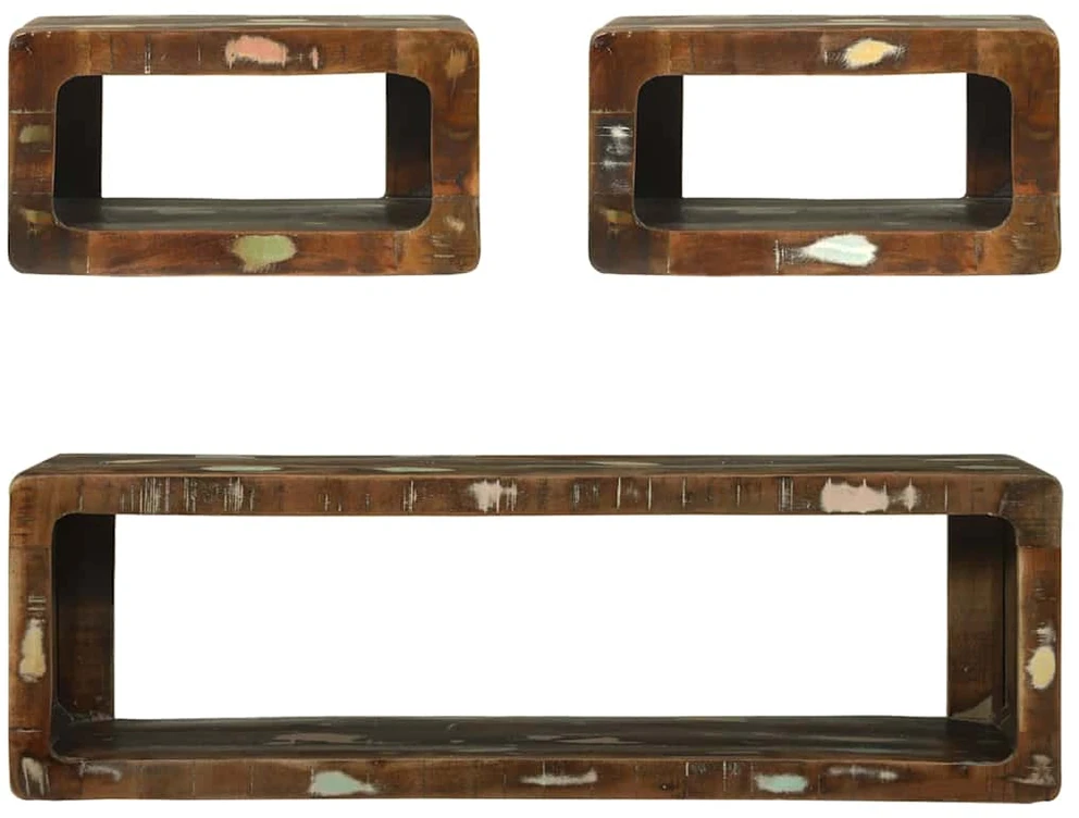 TV spintelių komplektas 3 vnt. Įvairiaspalvis 100 x 30 x 32 cm