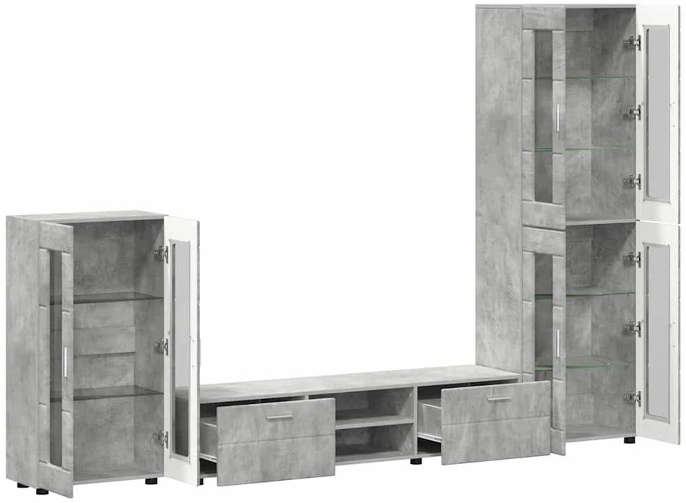 TV spintelių komplektas FLORIN 3 vnt. 150 x 39 x 30 cm