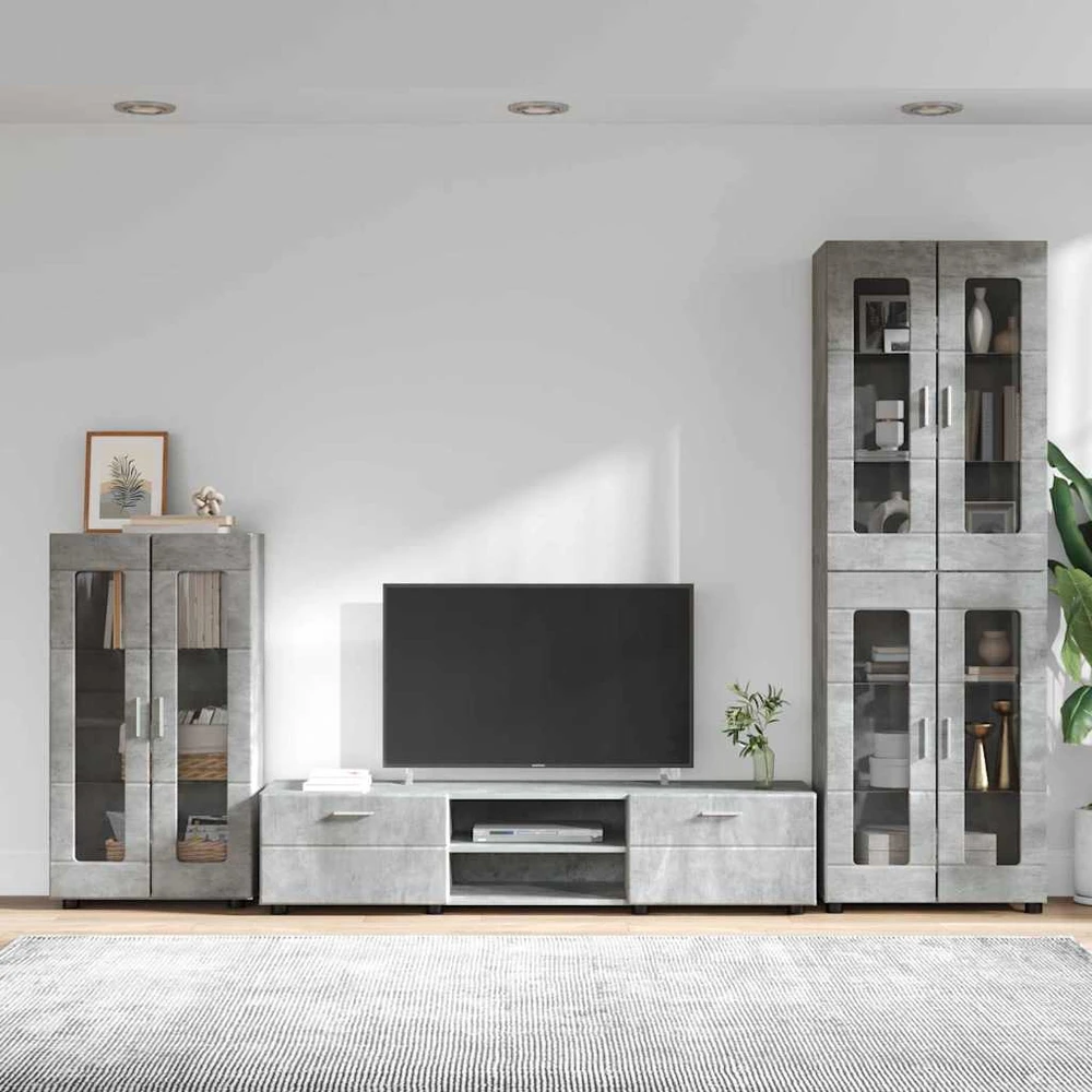 TV spintelių komplektas FLORIN 3 vnt. 150 x 39 x 30 cm