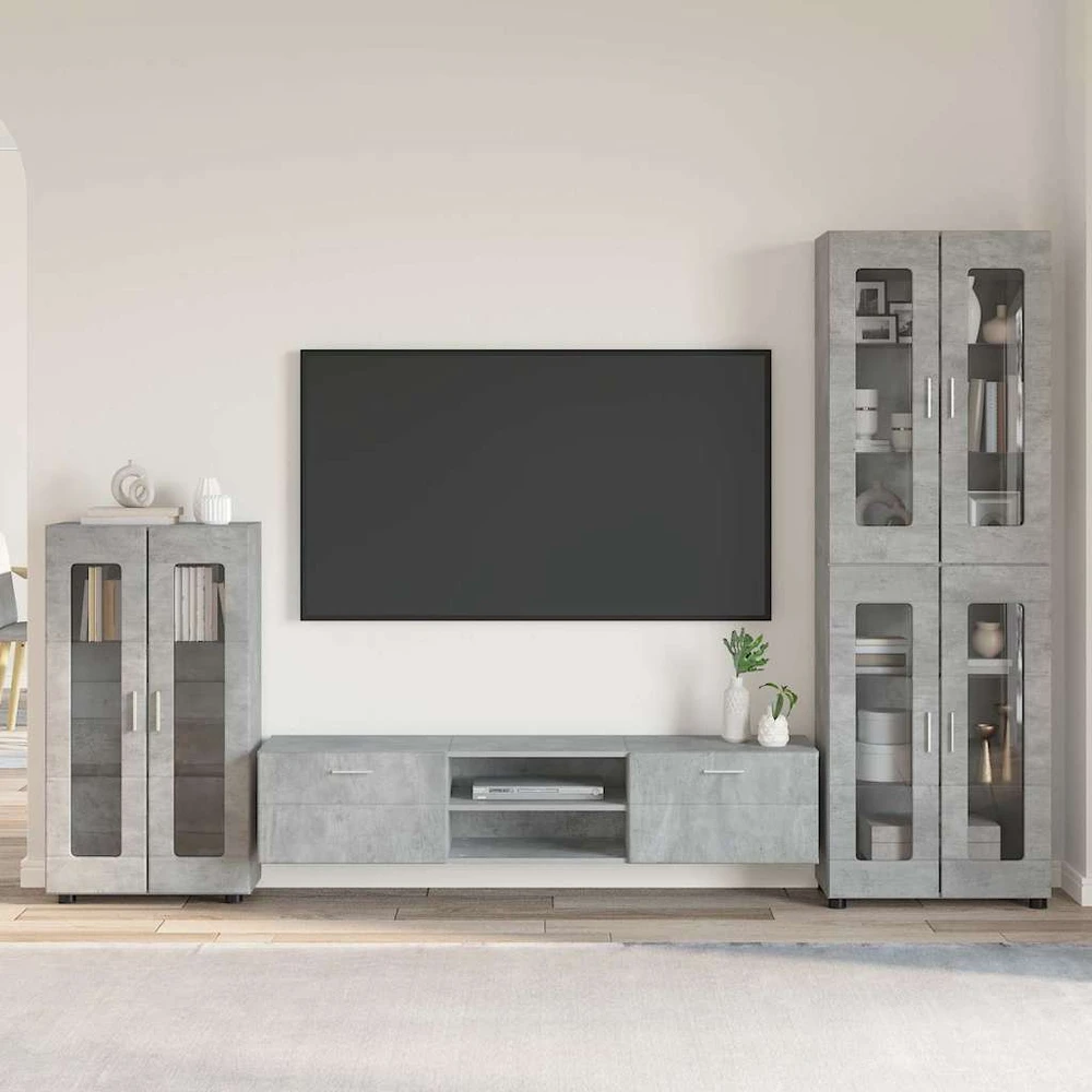 TV spintelių komplektas FLORIN 3 vnt. 150 x 39 x 30 cm