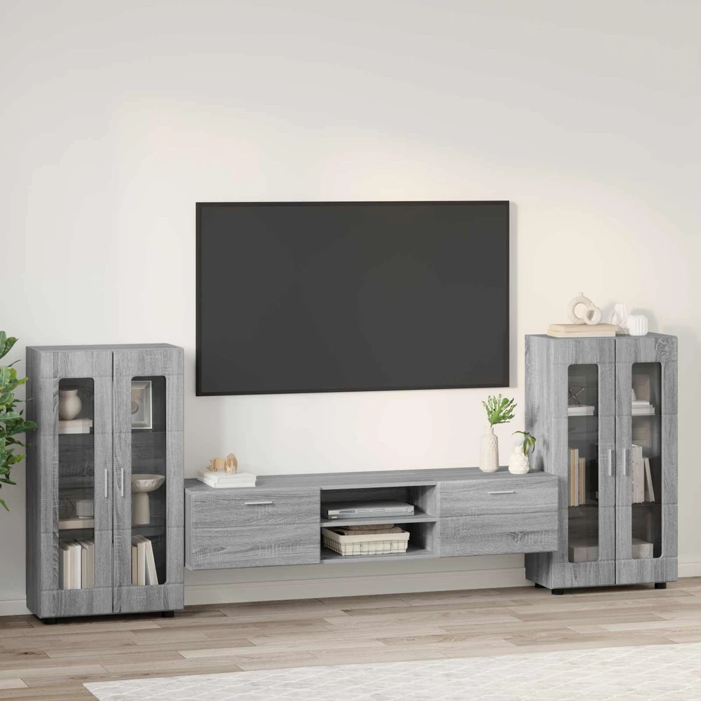 TV spintelių komplektas FLORIN 3 vnt. 150 x 39 x 30 cm