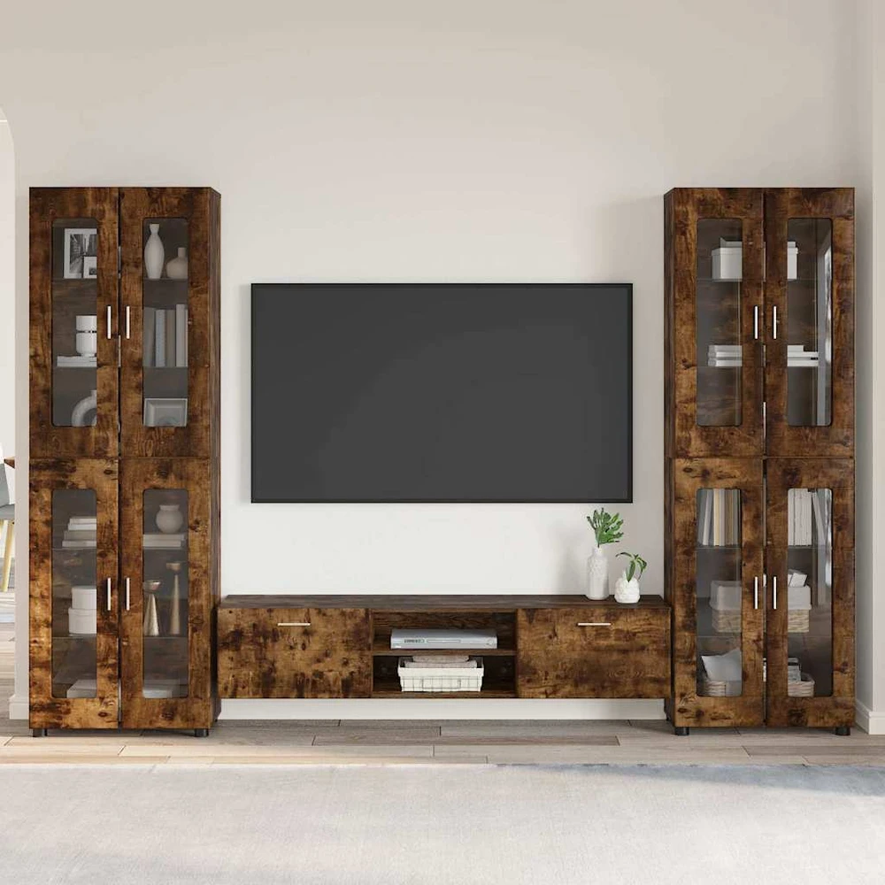 TV spintelių komplektas FLORIN 3 vnt. 150 x 39 x 30 cm