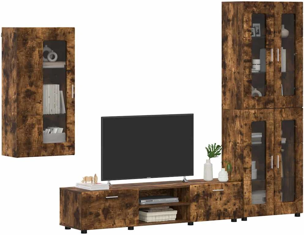 TV spintelių komplektas FLORIN 3 vnt. 150 x 39 x 30 cm