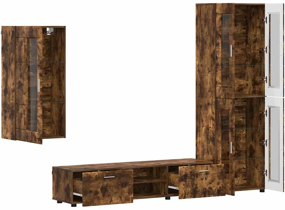 TV spintelių komplektas FLORIN 3 vnt. 150 x 39 x 30 cm