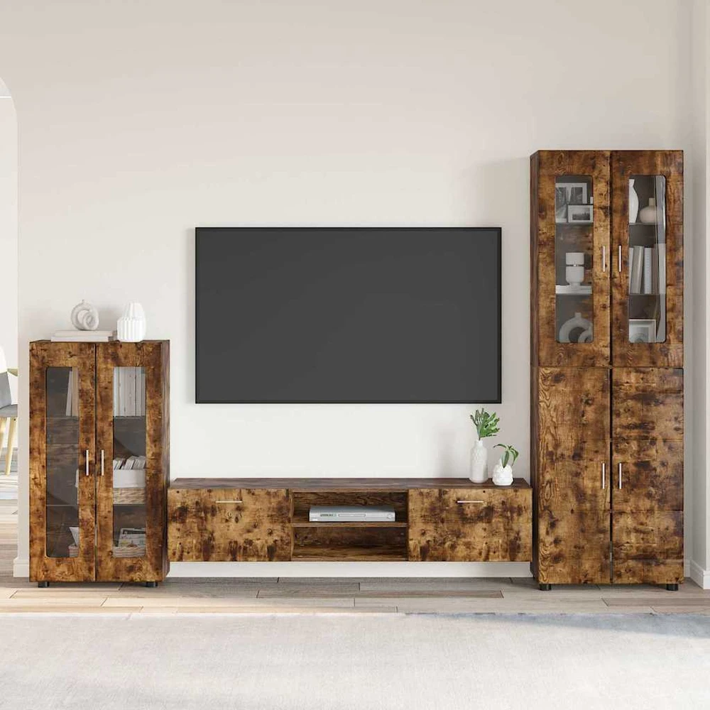 TV spintelių komplektas FLORIN 3 vnt. 150 x 39 x 30 cm