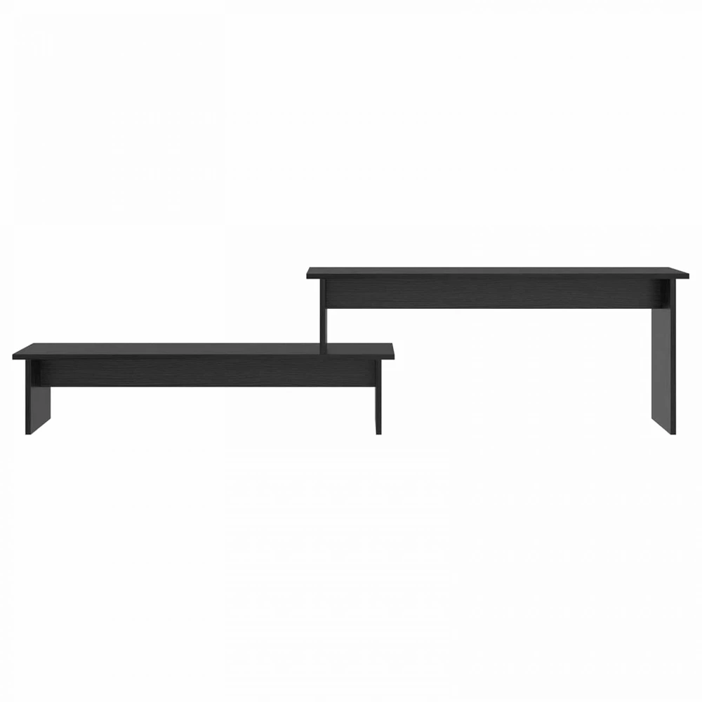 TV staliukas TV spintelių komplektas 180,5 x 30 x 43 cm Juodas ąžuolas