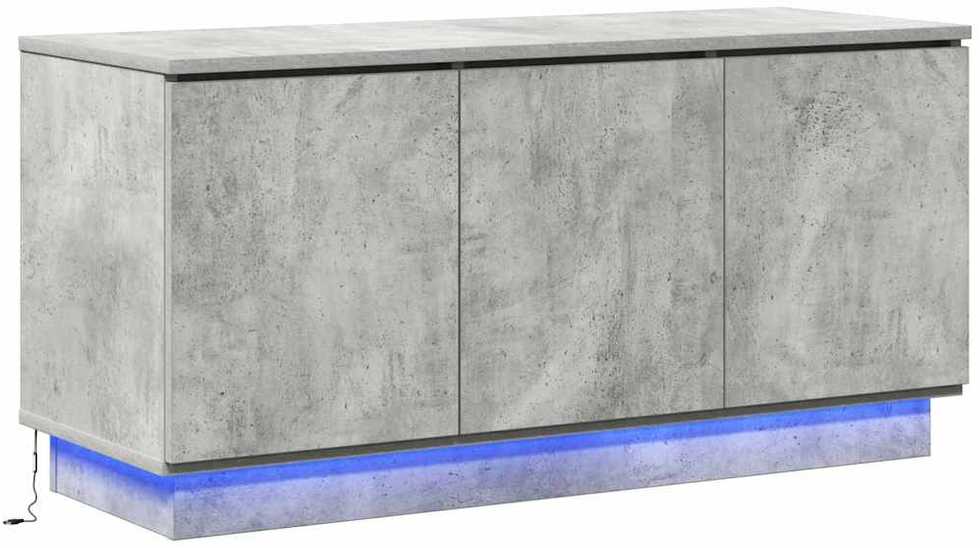 TV staliukas Televizoriaus spintelė 100 x 38 x 49 cm Betono pilka