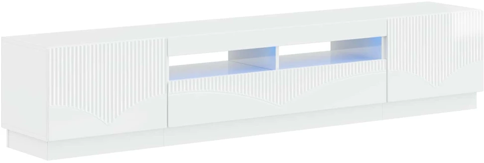 TV staliukas 3 dalių LED televizoriaus spintelė HOORN 3 vnt.
