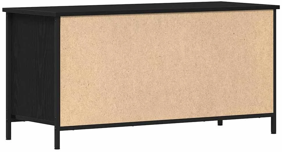 TV staliukas Televizoriaus spintelė 100 x 40 x 50 cm juoda ąžuolo