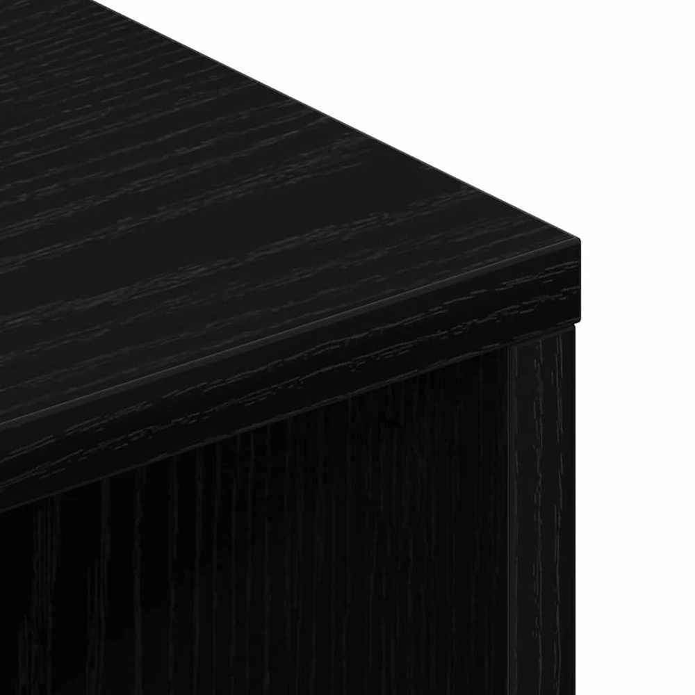 TV staliukas Televizoriaus spintelė 90 x 35 x 40.5 cm Juoda Apdirbta mediena