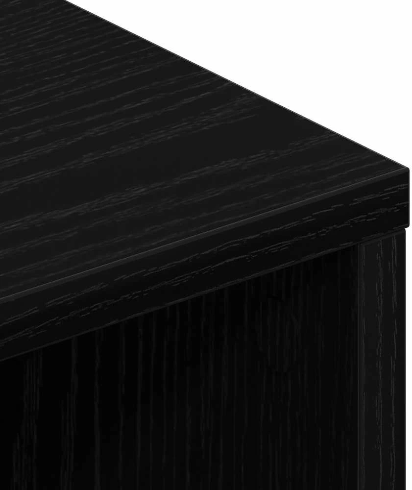 TV staliukas Televizoriaus spintelė 90 x 35 x 40.5 cm Juoda Apdirbta mediena