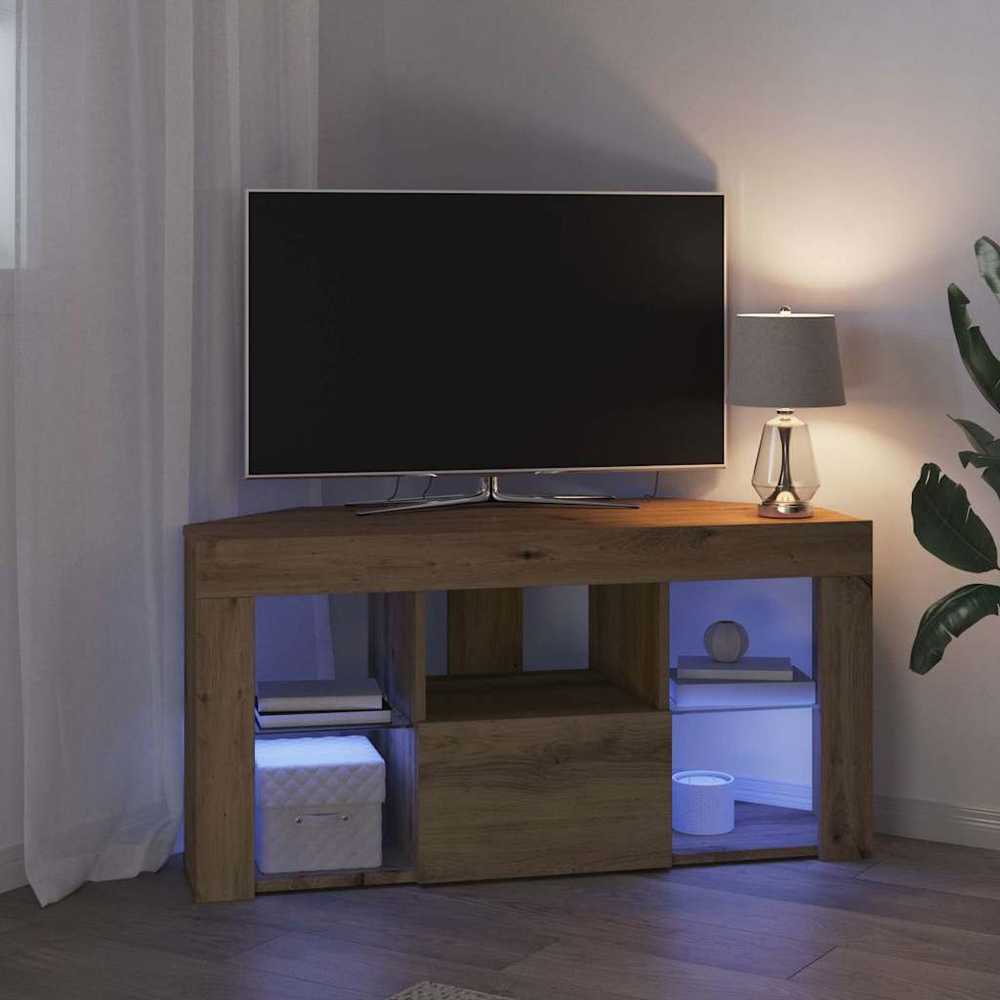 TV staliukas Kampinė LED televizoriaus spinta 100 x 40 x 50 cm