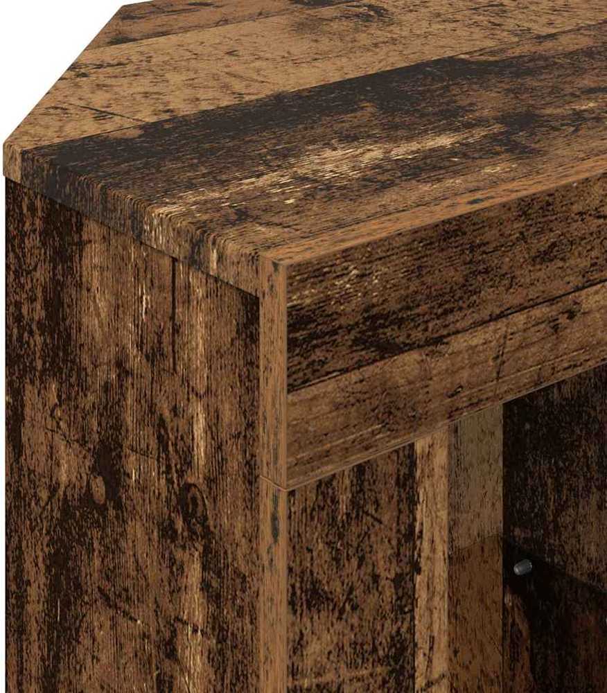 TV staliukas Kampinė LED televizoriaus spinta 100 x 40 x 50 cm Senas medis