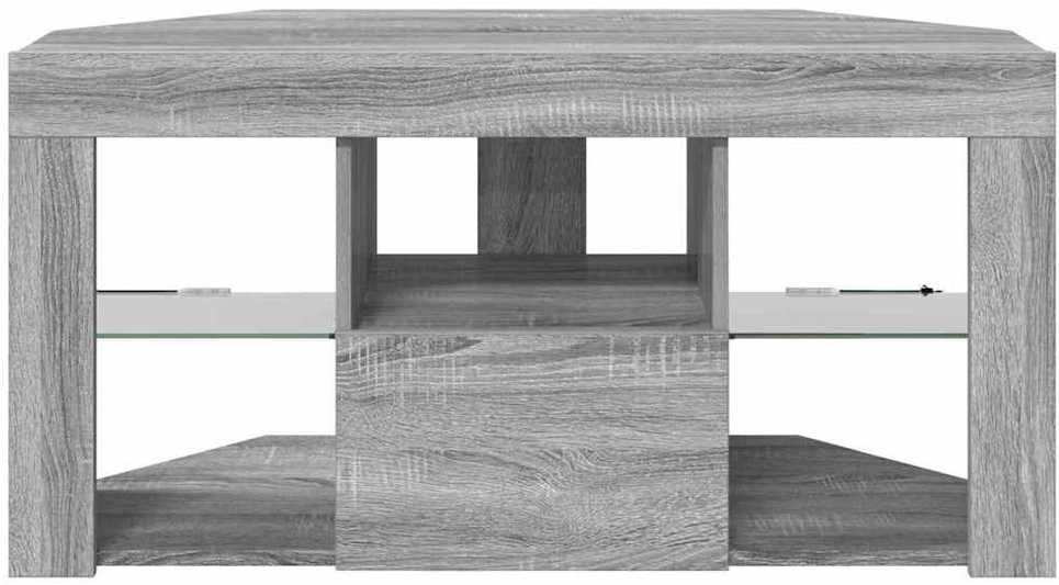 TV staliukas Kampinė LED televizoriaus spinta 100 x 40 x 50 cm Pilkas Sonoma