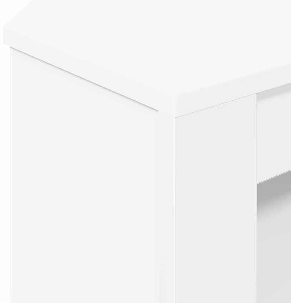 TV staliukas KampinėTVspintelė 102 x 40,5 x 45 cm Balta Apdirbta mediena
